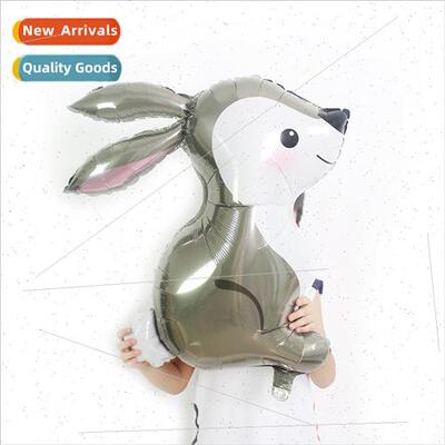 Large Long Ears Shaped Jungle Rabb Deer Aluminum Mold Balloo