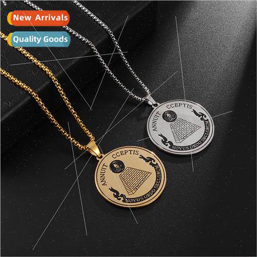 Ancient Egyptian Pyramid Pendant Necklace Providence Eye  St