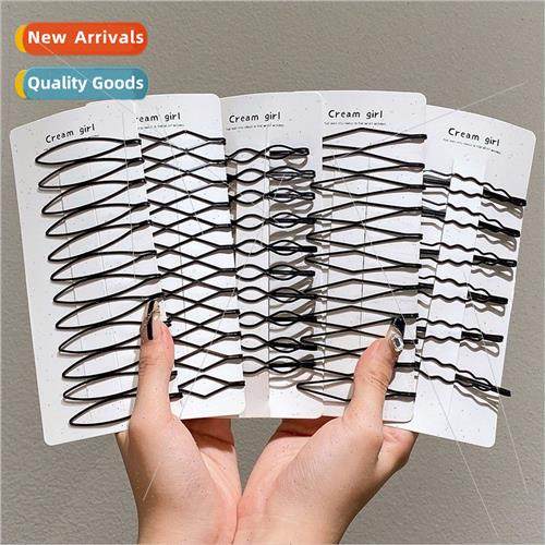 Hair clips black one clip simple summer bangs ehead side bro