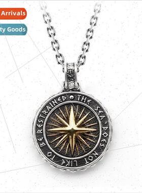 Neptune Compass Nautical Pendant Men Handsome Europe che Two