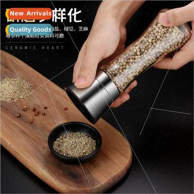 304 Pepper Grinder Glass Pepper Pepper Coffee Grinder Manual