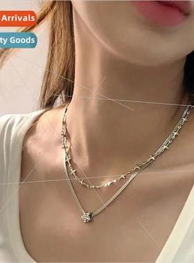 Spice Girls Stacking Double Layers Star Cross Necklace Hundr