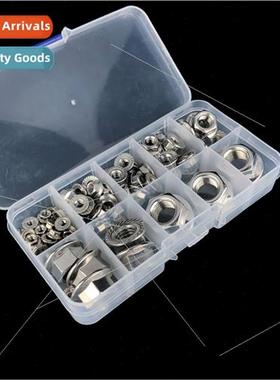 304 Stainless flange nuts 88PCS anti-slip teeth nuts Flange