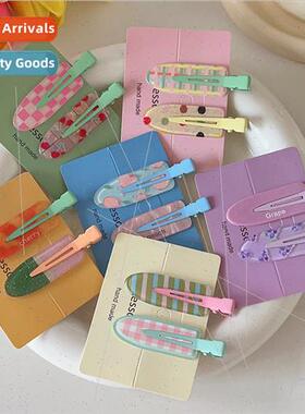 Autumn winter pink cat claw cute hair clips hair accessories