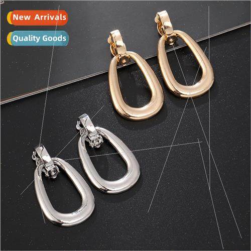 Earrings fashion Europe nd retro ear clips high-end cute wom