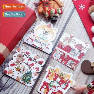 Christmas senior gift e moose cute stickers goo card laser g