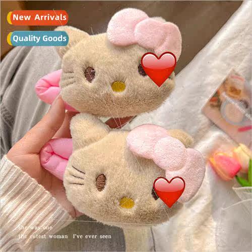 Cute bow cat hair clips large bb clip side bangs clip back h