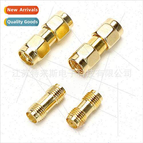 Copper plated SMA-KK female to female double pass SMA-JJ mal
