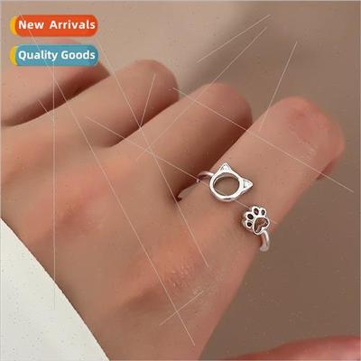 Koreahollow kten diamond index finger ring female girlfriend