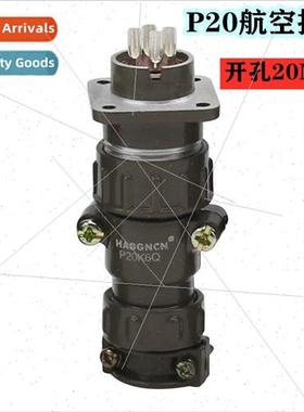 Connector P20 panel cable plug socket 2 pole 3 pole 500V inv