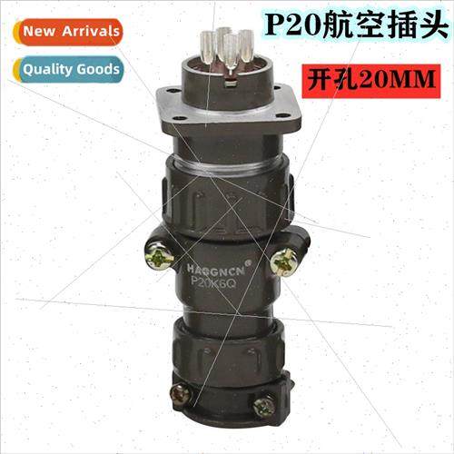 Connector P20 panel cable plug socket 2 pole 3 pole 500V inv