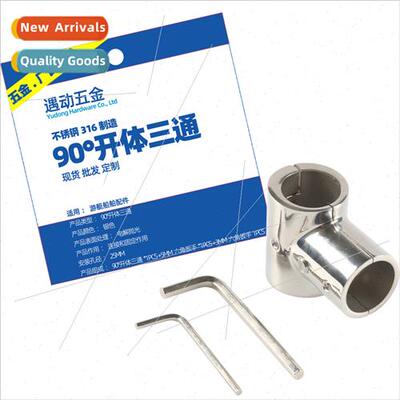 90° open body tee Yacht ftings separate posive tee Marine h