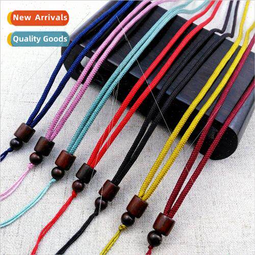 Barrel necklace rope barrel beads lanyard wooden accessories