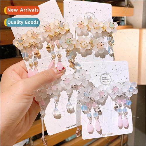 Ancient tassel hair clips hair clips girls hair cards step r