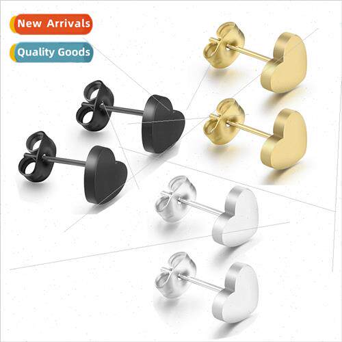 ins304 love simple earrings ladies stainless steel earrings