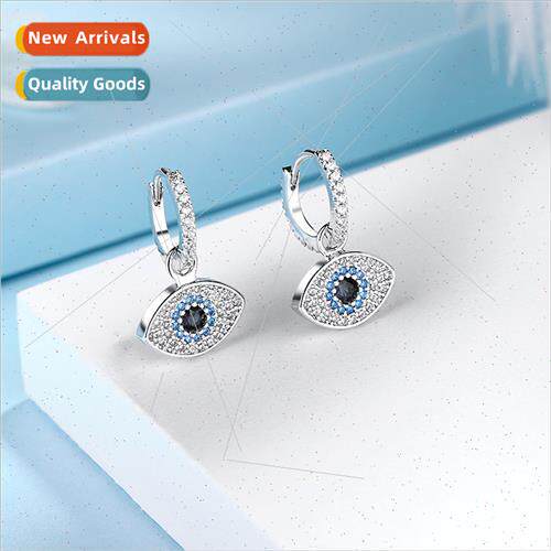 Europe removable two wear earrings devil eye earrings zircon