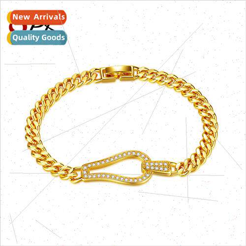 Europe summer Cuban chain copper hjewelry fashion hundred wh