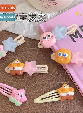 Cute SpongeBob SquarePants hair clips duckbill clip cartoon