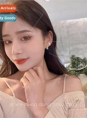 Colorful butterfly earrings buckle sixpcs earrings female ne