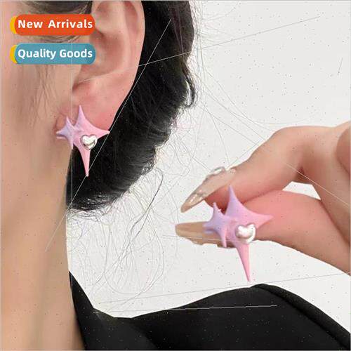 Super hot sweet cool gradient pink purple sky mangosteen ear