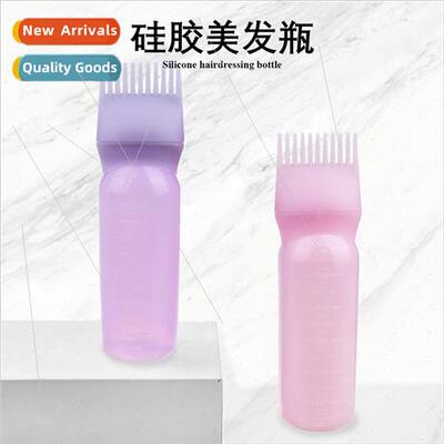 Hairdressing wh graduated perm coloring bottle comb teeth ca