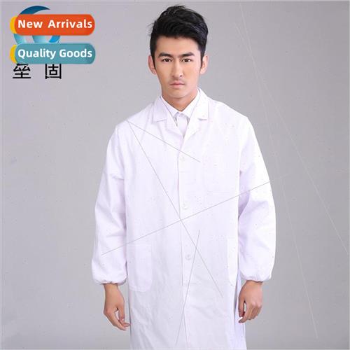 ze L 170cm Whe Coat Long Sleeve Elastic Cuff Doctor Clothes