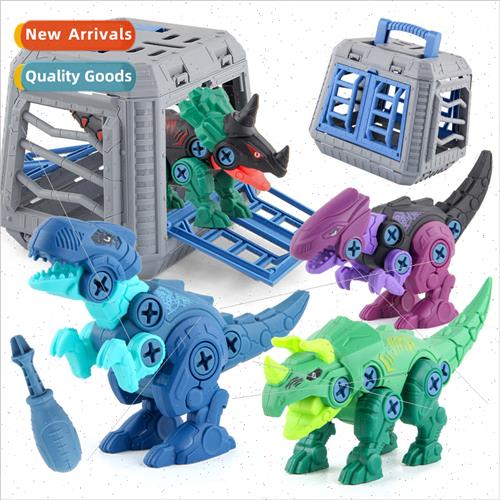 Children assembled dinosaur DIY combination toys screws disa