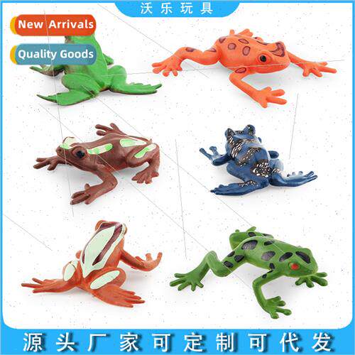 Mini frog insect animal decoration ornaments model children