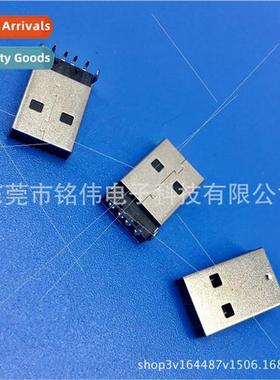 USB socket AM90 degree-countersunk-vinyl-iron shell-copper p