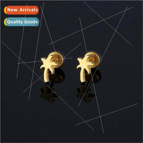 stainless steel casting earrings retro nd coconut e earrings