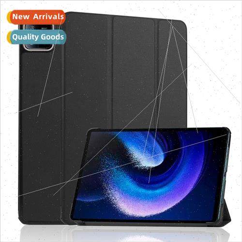 适用Xiaomi Tablet 6 Protective Case Tri-fold Castor Solid Co