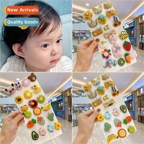 Hair clips baby headdress hair volume less baby hair card cu