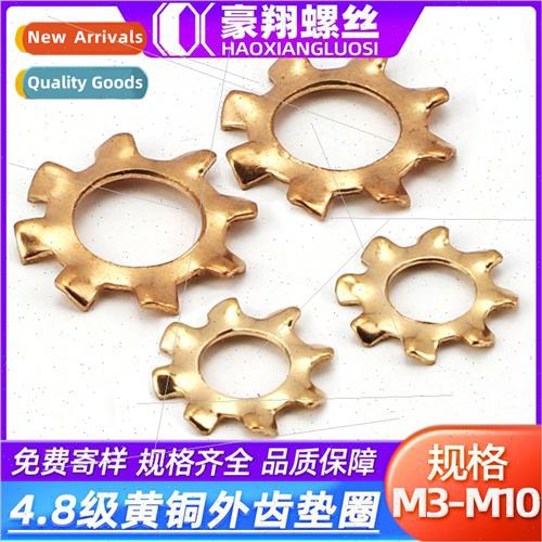 Grade 4.8 brass external tooth stop washer stop washer serra