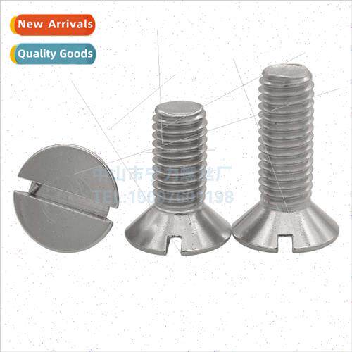 M5M6M8M10 304GB68 DIN963 One character slotted screws 1 char