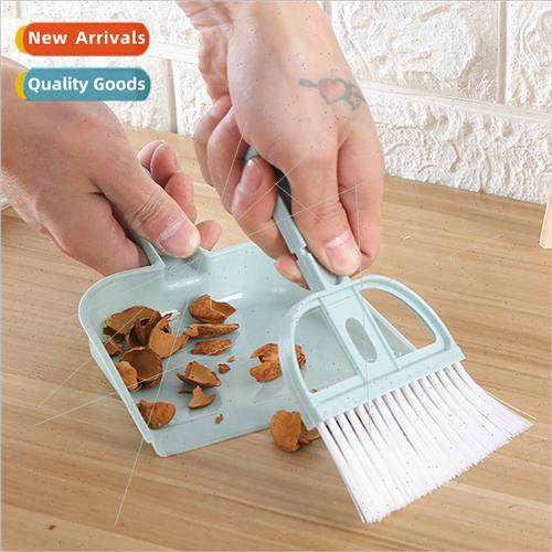 Broom Dustpan Set Pet Waste Cleanup Keyboard Brush Desktop C