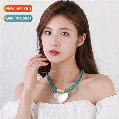 New necklace Europe hundred fashion spring color simple ladi