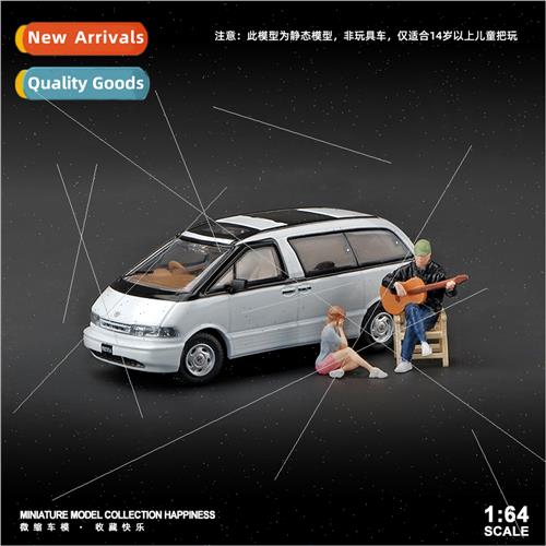 GCD 1:64 Previa Bullet Toyota Big Boss PREVIA Alloy Car Mode