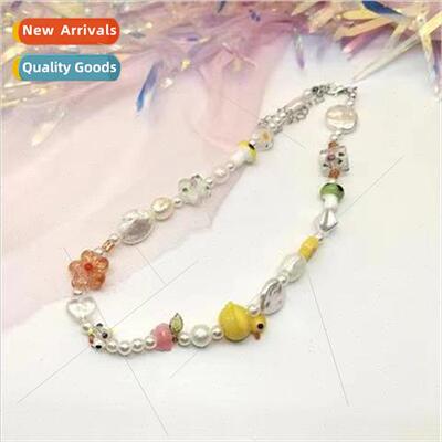 2023 New Beaded Necklace Female Summer che Mori Fairy Neck C