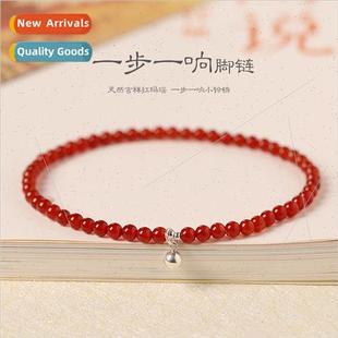 A step a ring silver-plated small bell anklet will ring fema