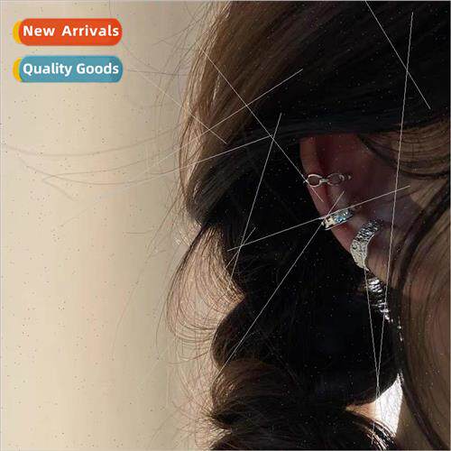 Hip hop ear bone clip cold wind male punk lava bumpy texture