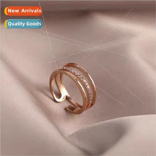 Premium open ring niche cold simple delicate index finger ri