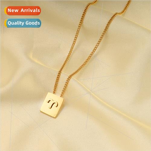 New Europe ins tanium steel square twelve constellations sta