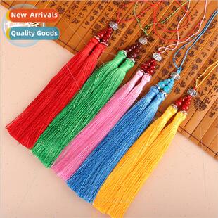 Lotus flower double spikes tassel ancient Hanfu pressure lap