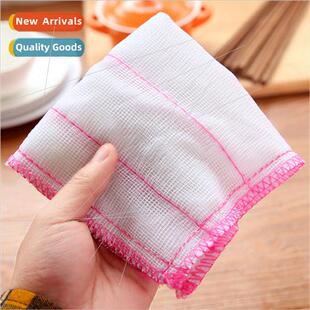 kchen fiber absorbent -stick cotton yarn dishcloth cleaning
