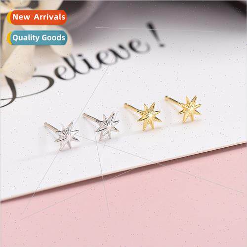 s925 silver Korea earrings summer new geometric type earring