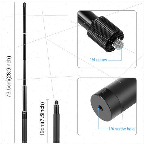 Sports Camera Selfie Stick Retractable适用Insta360 X3 Panora
