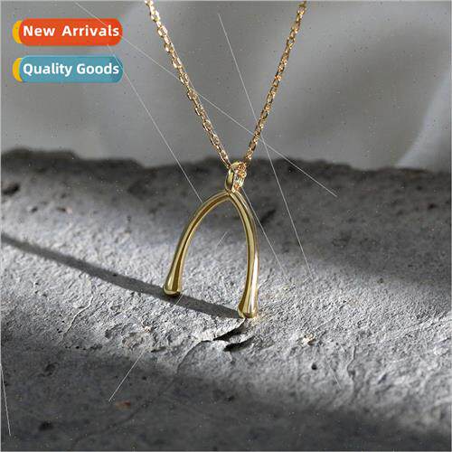 925 silver jewelry fashion horseshoe necklace women niche ge