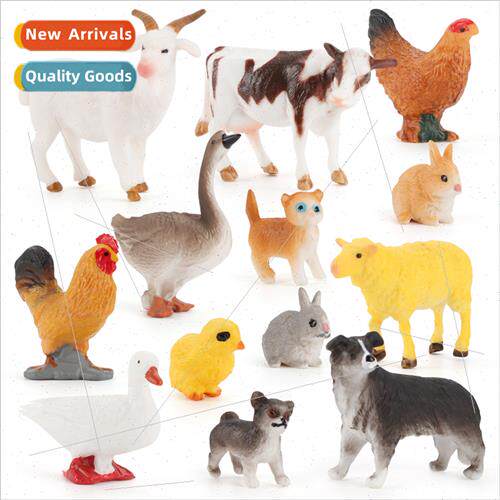 Children microscopic simulation farm poultry animals chicken