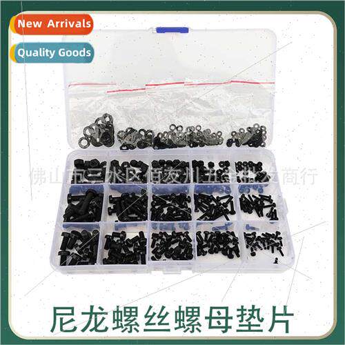 510pcs nylon flat washers round head Phillips screws nuts co
