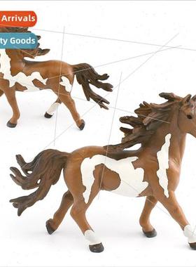 Animal steed model children solid static pint off stallion t